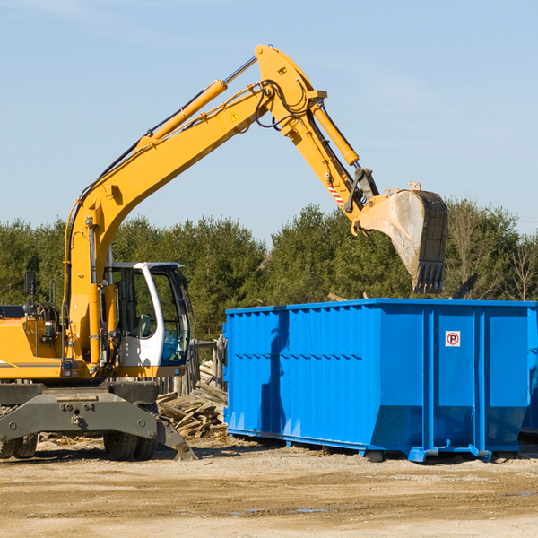 are there any restrictions on where a residential dumpster can be placed in Rougon LA